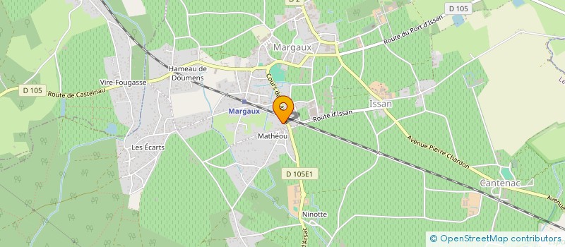 localisation de l'entreprise MONSIEUR ANTOINE JEANTET  MARGAUX-CANTENAC