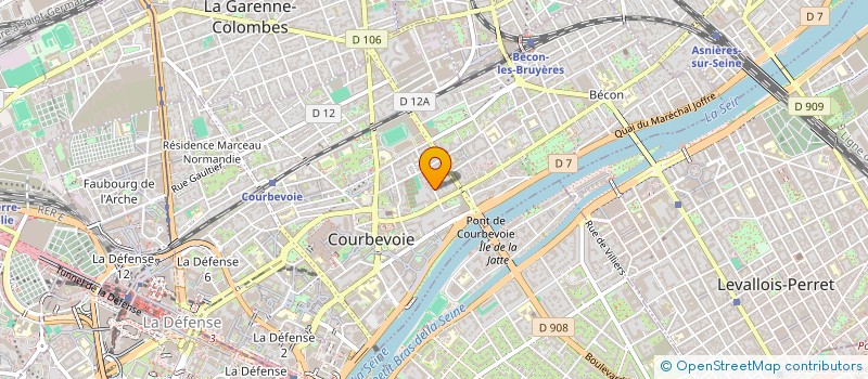 localisation de l'entreprise MONSIEUR ANTOINE JODET à COURBEVOIE