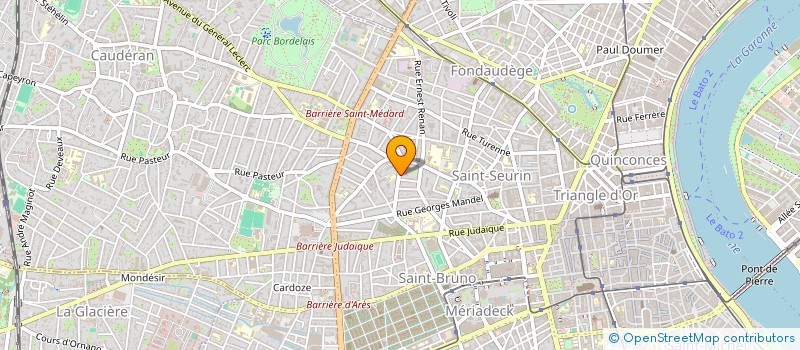 localisation de l'entreprise MONSIEUR ANTOINE JOLET  BORDEAUX