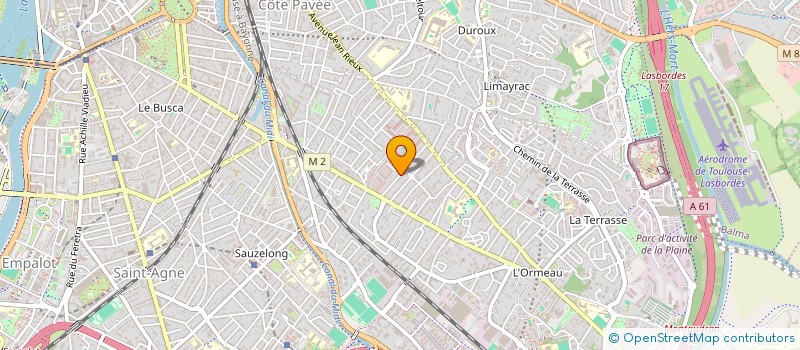 localisation de l'entreprise MONSIEUR ANTOINE JOLY  TOULOUSE