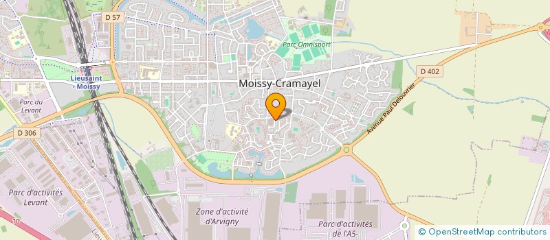 localisation de l'entreprise MONSIEUR ANTOINE JOSEPH  MOISSY-CRAMAYEL