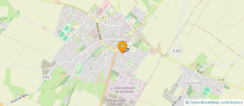 localisation de l'entreprise MONSIEUR ANTOINE JOUAS  DOUVRES-LA-DELIVRANDE