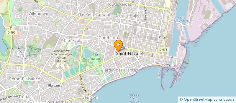 localisation de l'entreprise MONSIEUR ANTOINE JOUAULT à SAINT-NAZAIRE