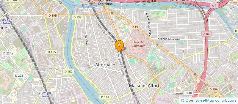 localisation de l'entreprise MONSIEUR ANTOINE JOUBI à ALFORTVILLE