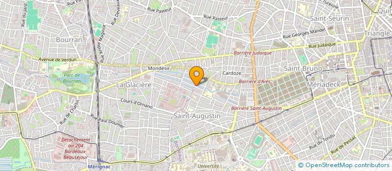 localisation de l'entreprise MONSIEUR ANTOINE JOUSLIN DE NORAY à BORDEAUX