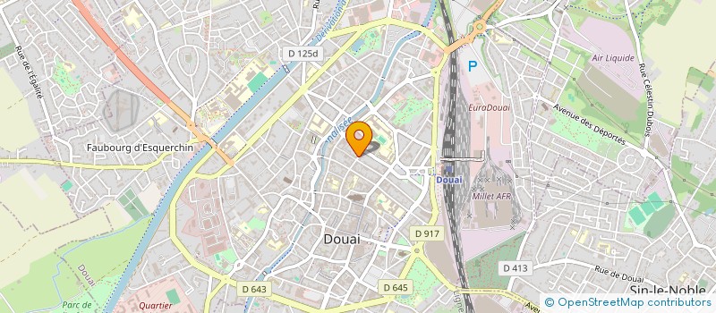 localisation de l'entreprise MONSIEUR ANTOINE JOUVENEAU  DOUAI