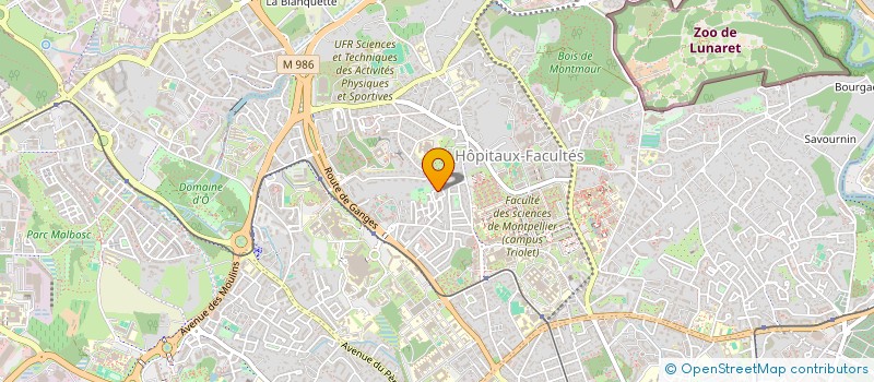 localisation de l'entreprise MONSIEUR ANTOINE JUGLA à MONTPELLIER