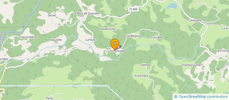 localisation de l'entreprise MONSIEUR ANTOINE JUILLARD à CHAMPS TARENTAINE MARCHAL