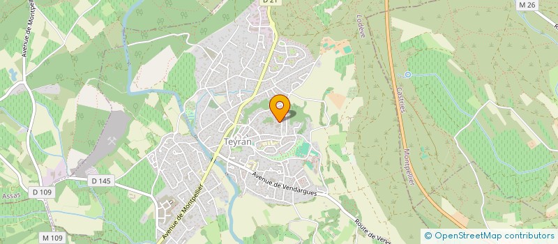 localisation de l'entreprise MONSIEUR ANTOINE JUND  TEYRAN