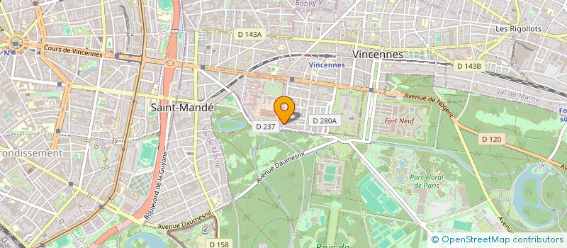 localisation de l'entreprise MONSIEUR ANTOINE JUNGER à VINCENNES