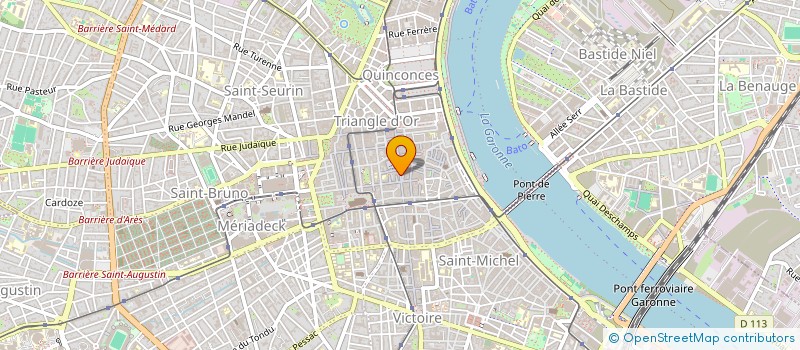 localisation de l'entreprise MONSIEUR ANTOINE JUSSELIN  BORDEAUX