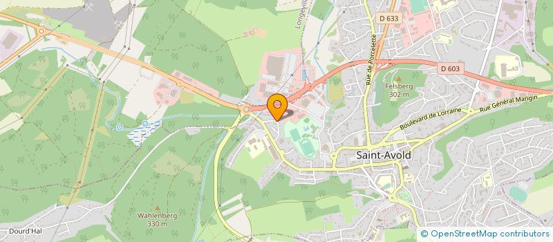 localisation de l'entreprise MONSIEUR ANTOINE KLEIN  ST AVOLD