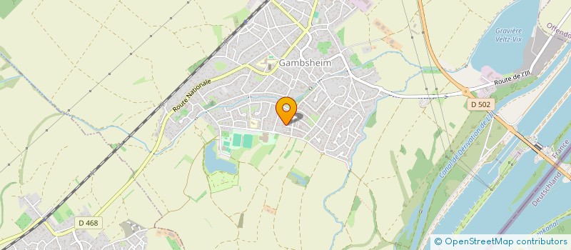 localisation de l'entreprise MONSIEUR ANTOINE KLEIN  GAMBSHEIM