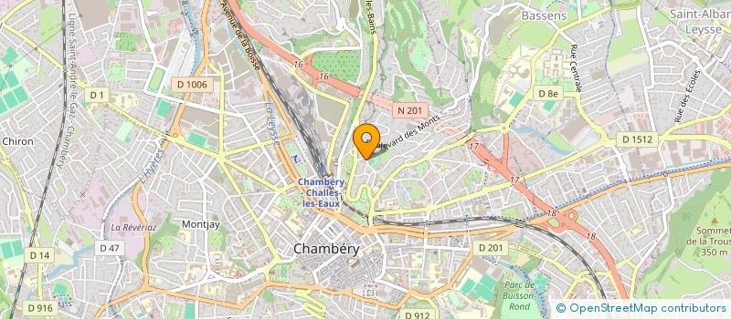 localisation de l'entreprise MONSIEUR ANTOINE KLEIN à CHAMBERY