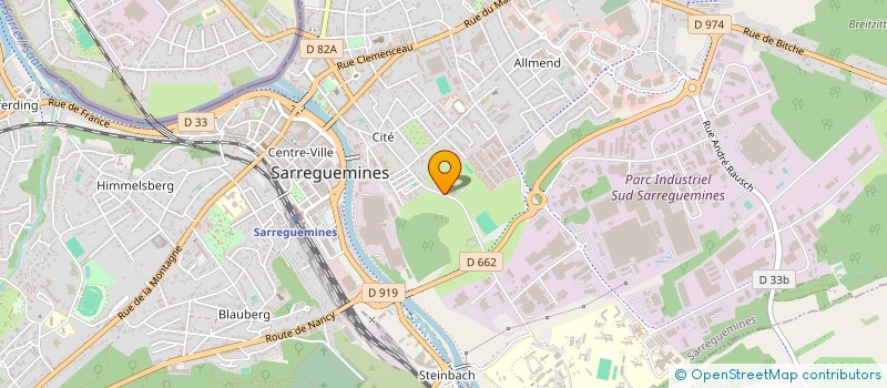 localisation de l'entreprise MONSIEUR ANTOINE KLOS  SARREGUEMINES