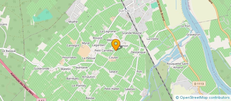 localisation de l'entreprise MONSIEUR ANTOINE KRUCKER  BARSAC