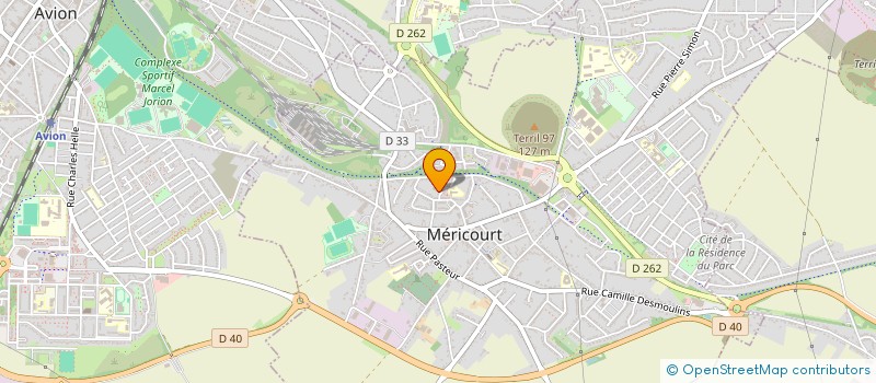 localisation de l'entreprise MONSIEUR ANTOINE KUBIAK  MERICOURT