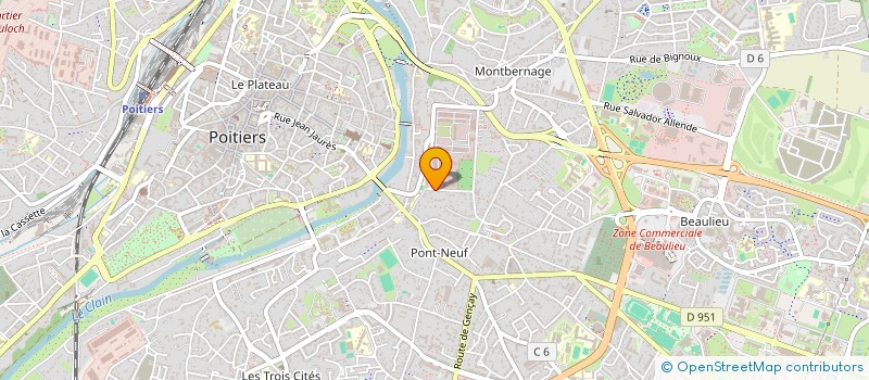 localisation de l'entreprise MONSIEUR ANTOINE LABONNE  POITIERS