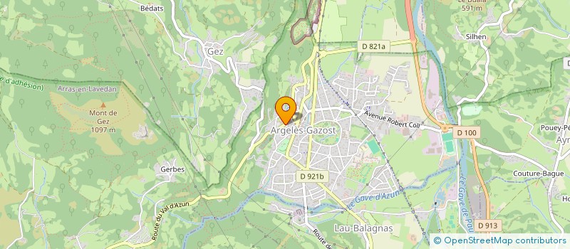 localisation de l'entreprise MONSIEUR ANTOINE LABOURIE  ARGELES-GAZOST
