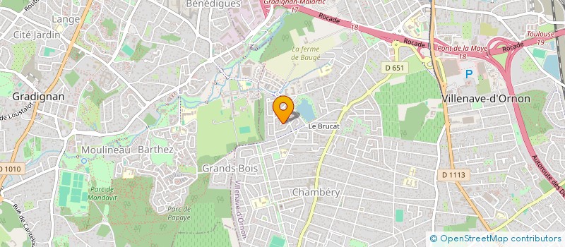 localisation de l'entreprise MONSIEUR ANTOINE LABUSQUIERE  VILLENAVE-D'ORNON