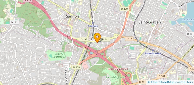 localisation de l'entreprise MONSIEUR ANTOINE LACAILLE à SANNOIS