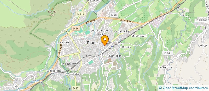 localisation de l'entreprise MONSIEUR ANTOINE LACAMPAGNE à PRADES
