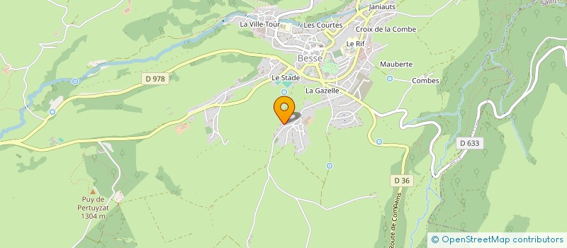 localisation de l'entreprise MONSIEUR ANTOINE LACHAIZE  BESSE-ET-SAINT-ANASTAISE