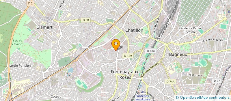 localisation de l'entreprise MONSIEUR ANTOINE LACOSTE à FONTENAY-AUX-ROSES