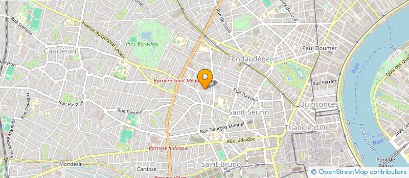 localisation de l'entreprise MONSIEUR ANTOINE LACROIX à BORDEAUX