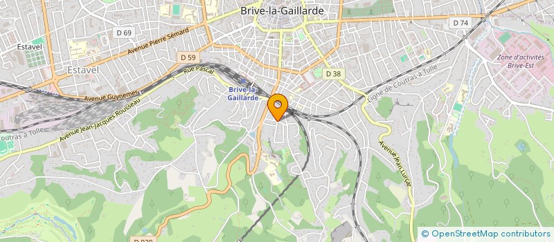 localisation de l'entreprise MONSIEUR ANTOINE LACROIX  BRIVE-LA-GAILLARDE