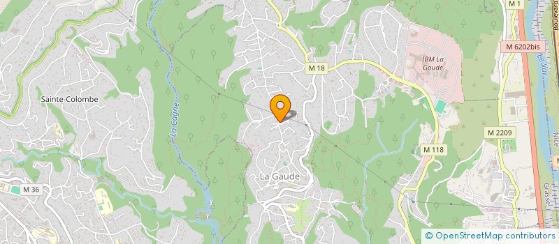 localisation de l'entreprise MONSIEUR ANTOINE LAFAGE  LA GAUDE