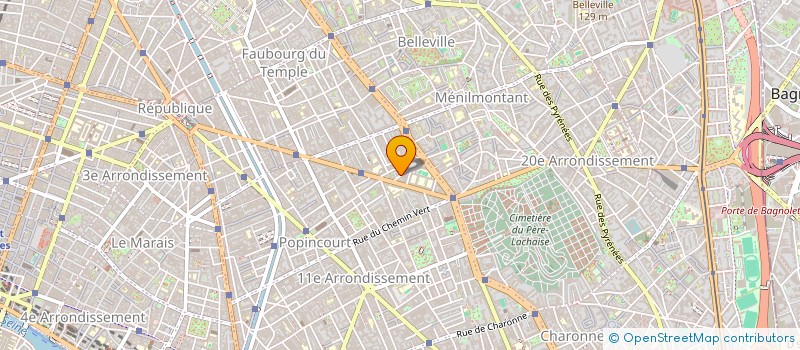 localisation de l'entreprise MONSIEUR ANTOINE LAFON  PARIS