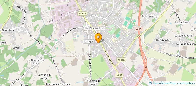 localisation de l'entreprise MONSIEUR ANTOINE LAFOND à LES SORINIERES