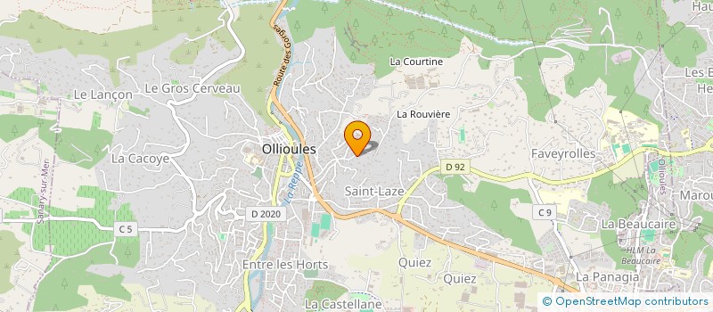 localisation de l'entreprise MONSIEUR ANTOINE LAFOSCADE  OLLIOULES