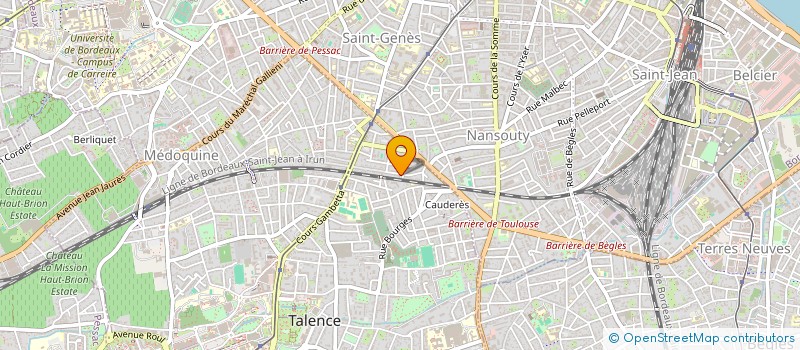 localisation de l'entreprise MONSIEUR ANTOINE LAGRENET  TALENCE