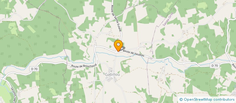 localisation de l'entreprise MONSIEUR ANTOINE LAJUGIE  GABILLOU