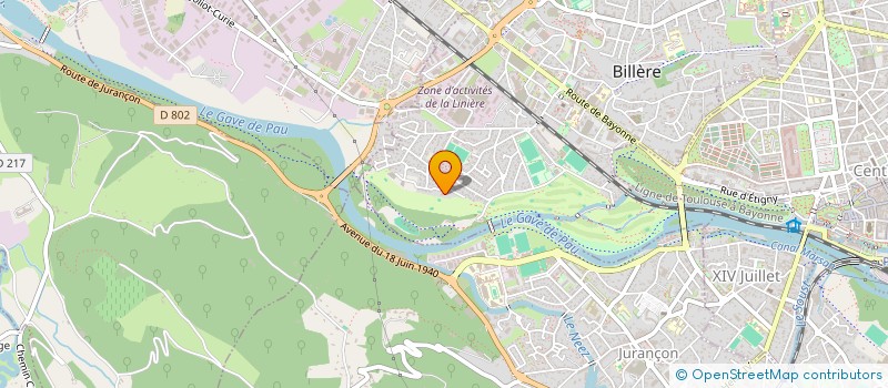 localisation de l'entreprise MONSIEUR ANTOINE LALLEMENT  BILLERE