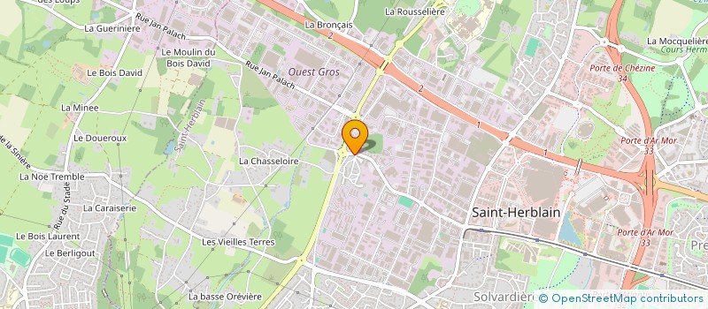 localisation de l'entreprise MONSIEUR ANTOINE LALOS  SAINT-HERBLAIN