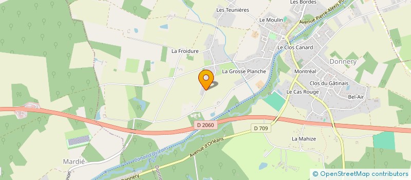 localisation de l'entreprise MONSIEUR ANTOINE LAMBERT  DONNERY