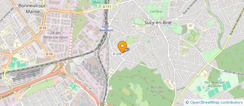 localisation de l'entreprise MONSIEUR ANTOINE LAMBERT  SUCY-EN-BRIE