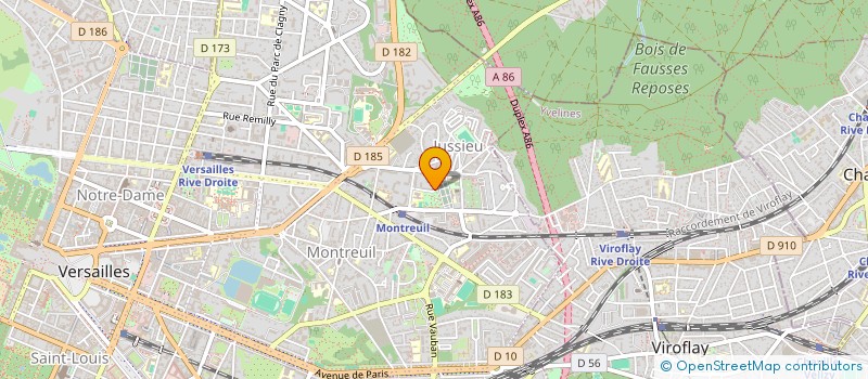 localisation de l'entreprise MONSIEUR ANTOINE LAMOUR à VERSAILLES