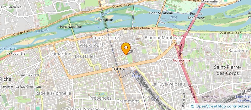 localisation de l'entreprise MONSIEUR ANTOINE LANCEREAU  TOURS