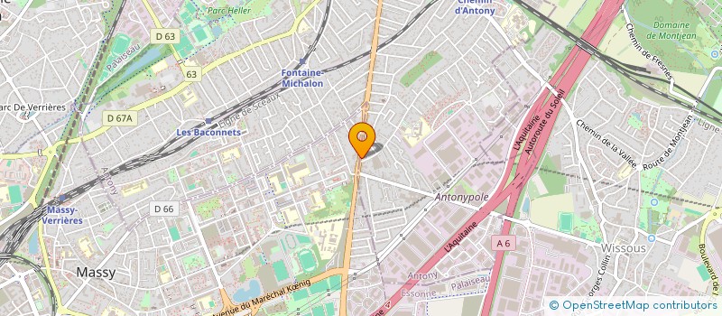 localisation de l'entreprise MONSIEUR ANTOINE LANCHON ARMAND à ANTONY