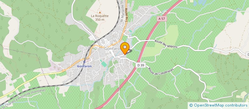 localisation de l'entreprise MONSIEUR ANTOINE LANCIEN  GONFARON