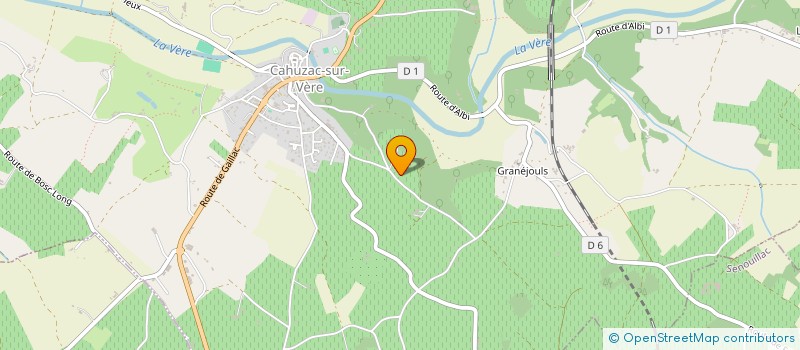 localisation de l'entreprise MONSIEUR ANTOINE LANDAIS  CAHUZAC-SUR-VERE