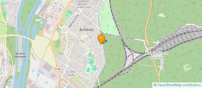 localisation de l'entreprise MONSIEUR ANTOINE LANG  ACHERES