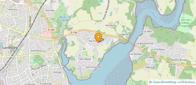 localisation de l'entreprise MONSIEUR ANTOINE LANGEVIN  LANESTER