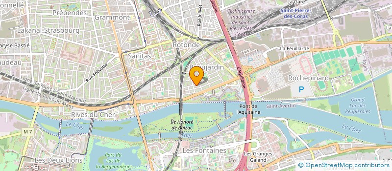 localisation de l'entreprise MONSIEUR ANTOINE LANHERS  TOURS