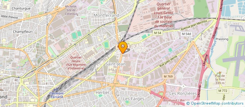 localisation de l'entreprise MONSIEUR ANTOINE LANTZ  CLERMONT-FERRAND