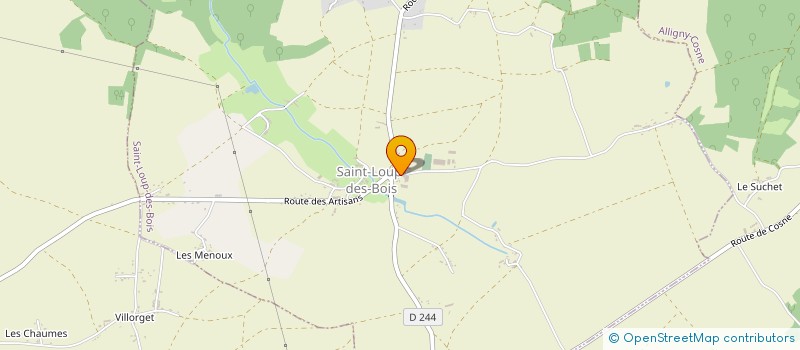 localisation de l'entreprise MONSIEUR ANTOINE LARAISE à SAINT-LOUP-DES-BOIS